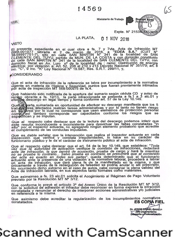 Resolucion Caso Del Recurso de Apela - Dolores | PDF