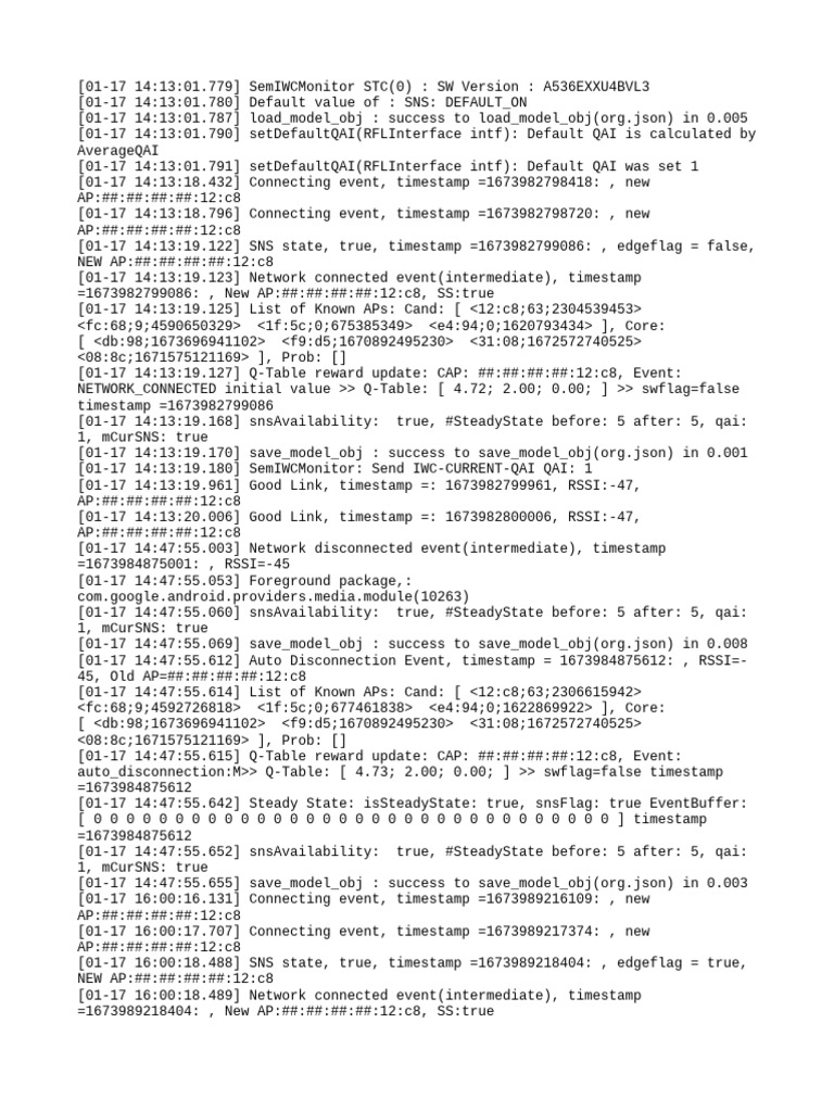 Network Connection Monitoring Log | PDF | Computer File Formats ...
