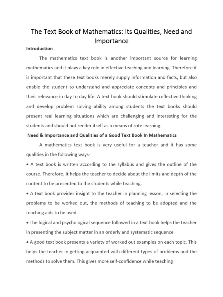 Maths Teaching 1st Yr 03-04-2020 | PDF | Teachers | Textbook