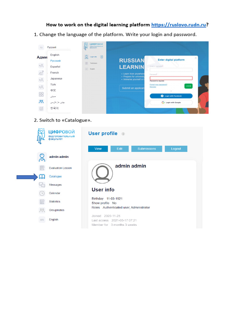 How To Work On The Platform | PDF