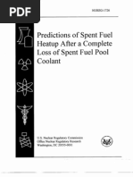 Download NUREG-1726 Predictions of Spent Fuel Heat Up After a Complete Loss of Spent Fuel Pool Coolant by Enformable SN95320951 doc pdf
