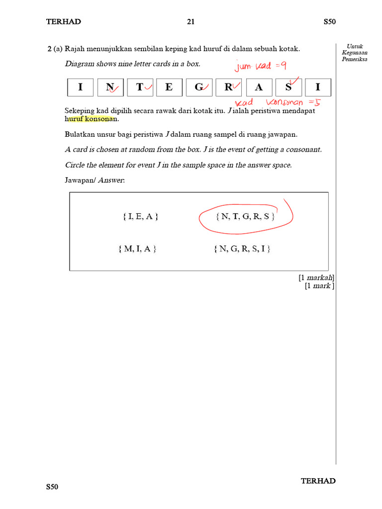 UASA Math Form2 | PDF