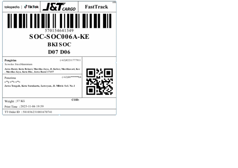 FastTrack Shipping Details for Jawa | PDF