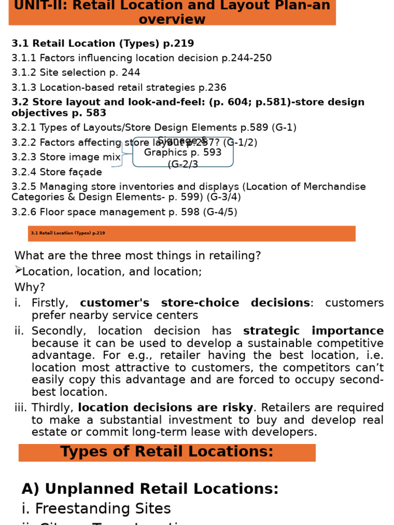 Retail Location and Layout Strategies Overview | PDF | Retail ...
