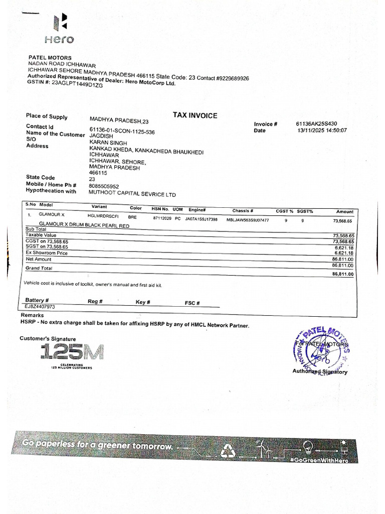 JGD Invoice | PDF