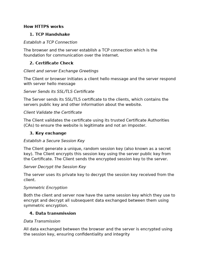 How HTTPS Works Crypto Assign | PDF | Transport Layer Security | Public ...