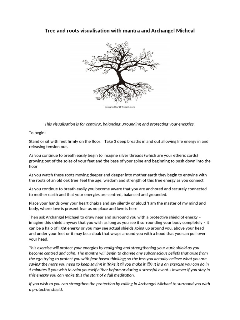 Grounding Protection Meditation With Mantra and Archangel Michael | PDF