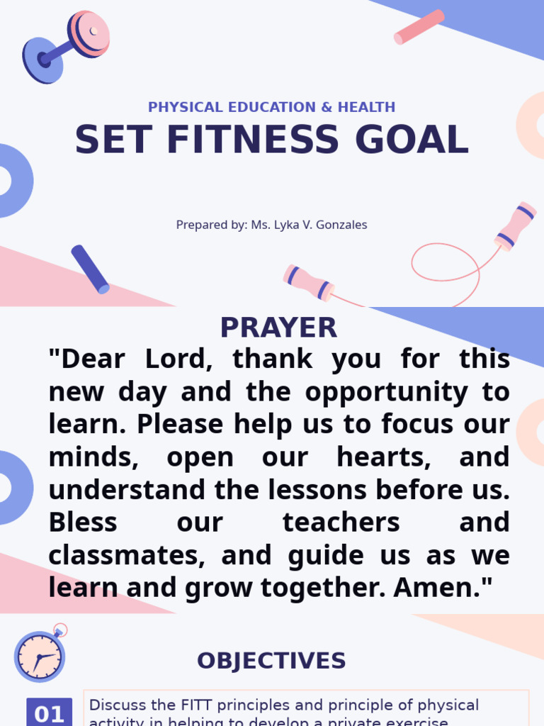 Fitness Goals with FITT Principles | PDF | Physical Fitness | Workload