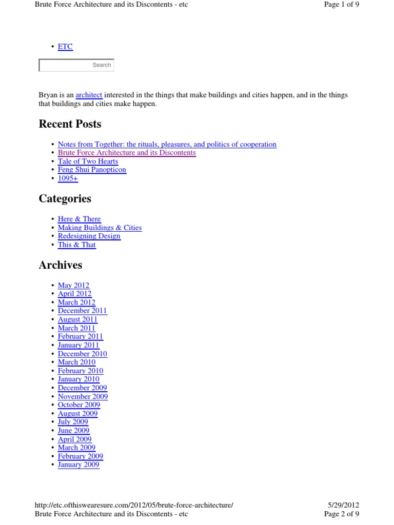 Brute Force Architecture Explained | PDF | Password | Computing And ...