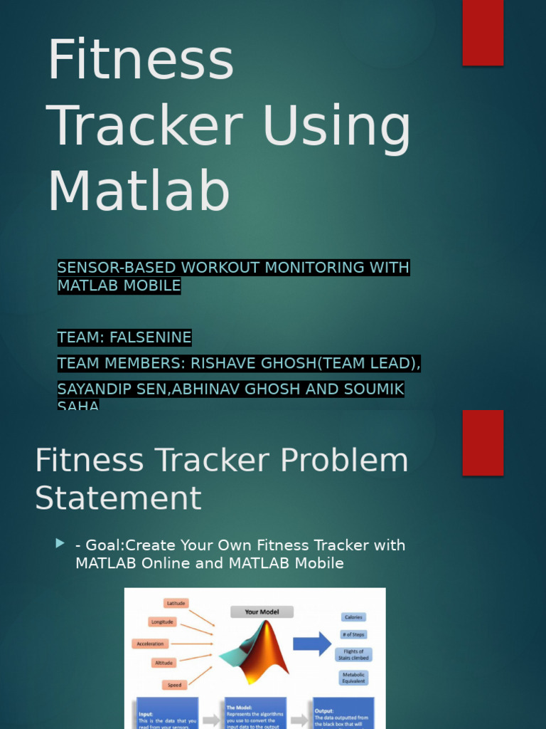 MATLAB Fitness Tracker App Guide | PDF