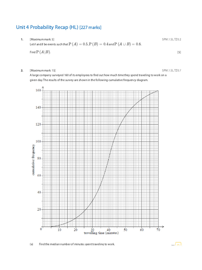Probability and Statistics Exam Review | PDF | Standard Deviation ...