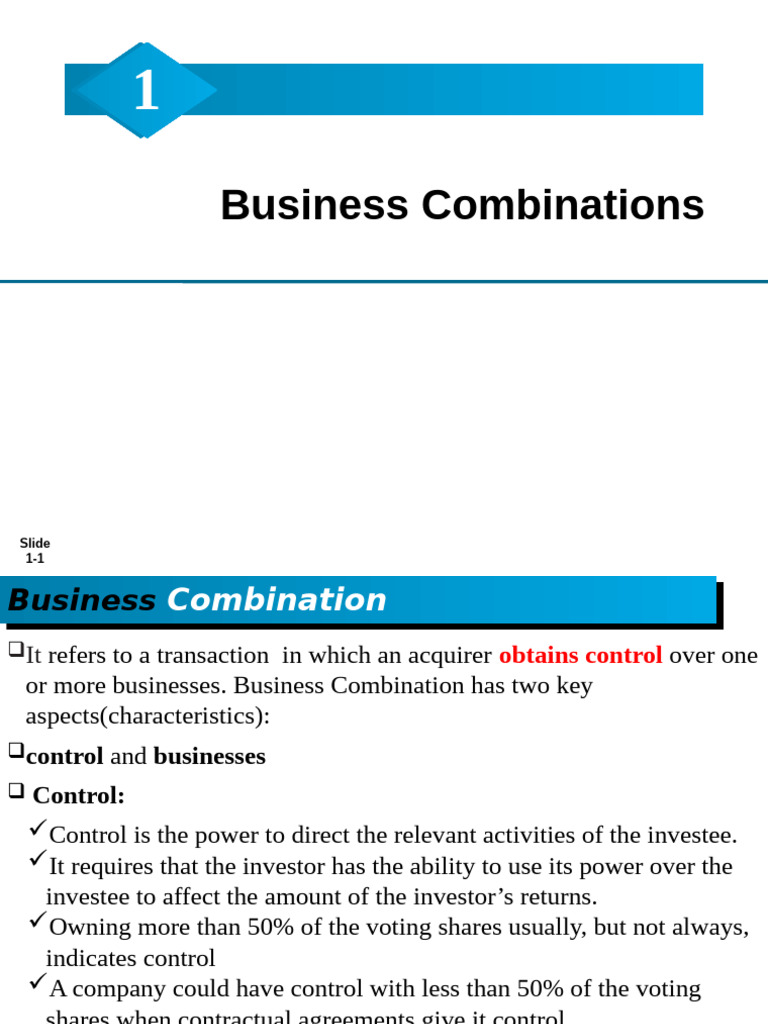 Understanding Business Combinations | PDF | Goodwill (Accounting ...