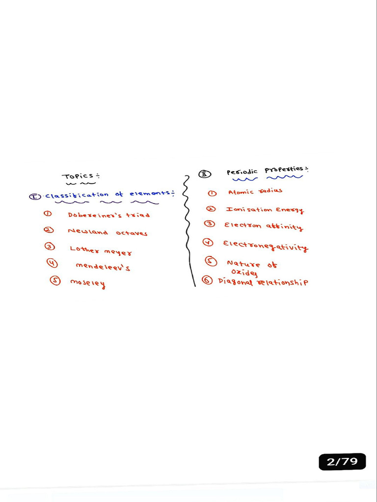 Periodic Classification of Elements | PDF
