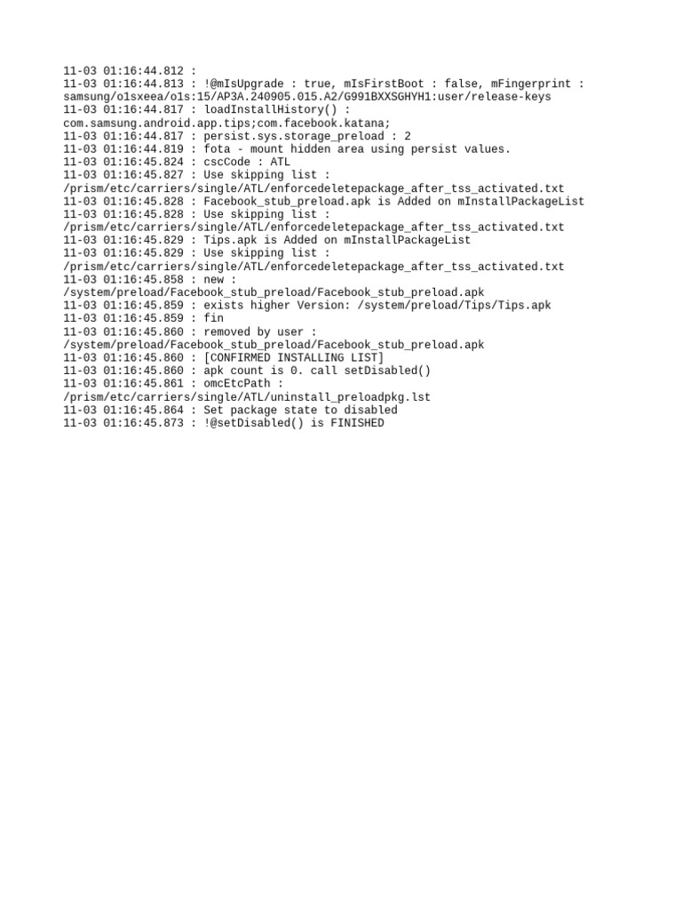 Preload Installer | PDF