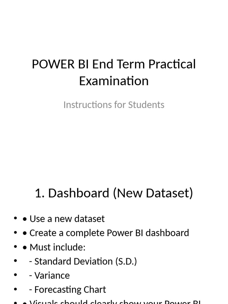 PowerBI Practical Instructions | PDF