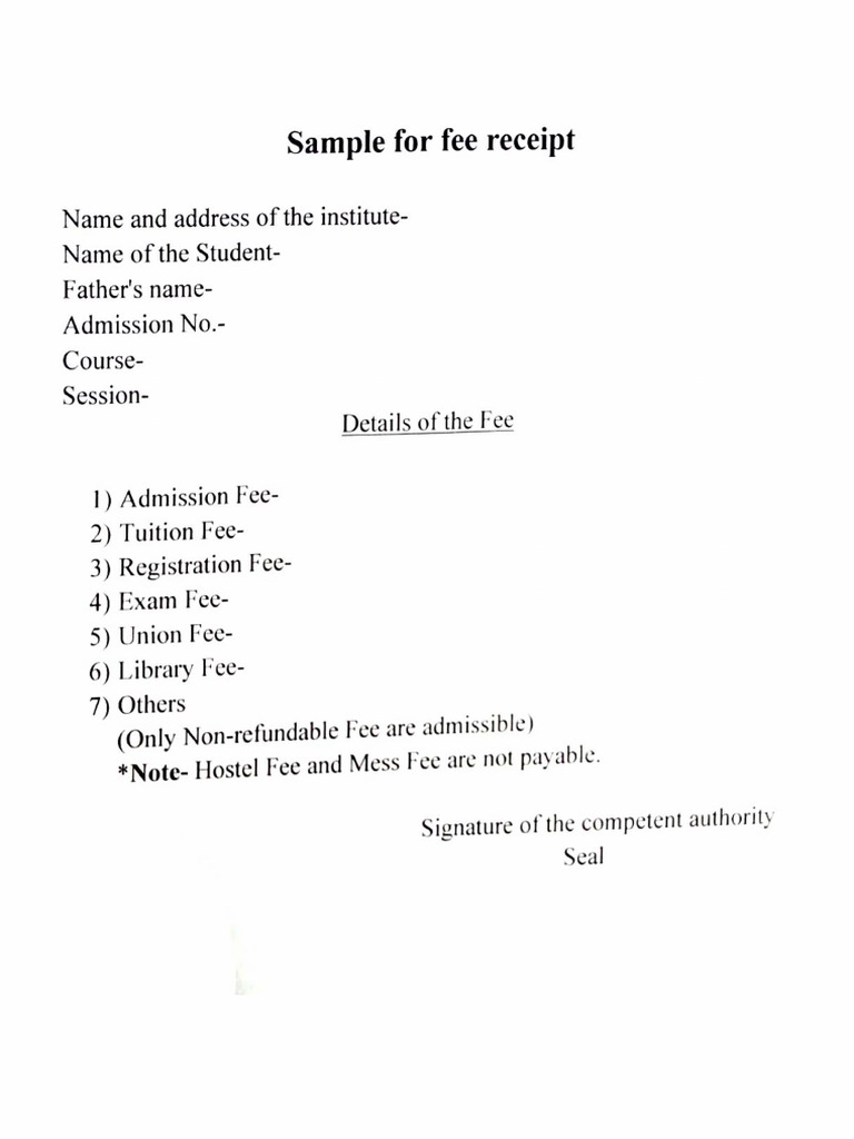Fee | PDF