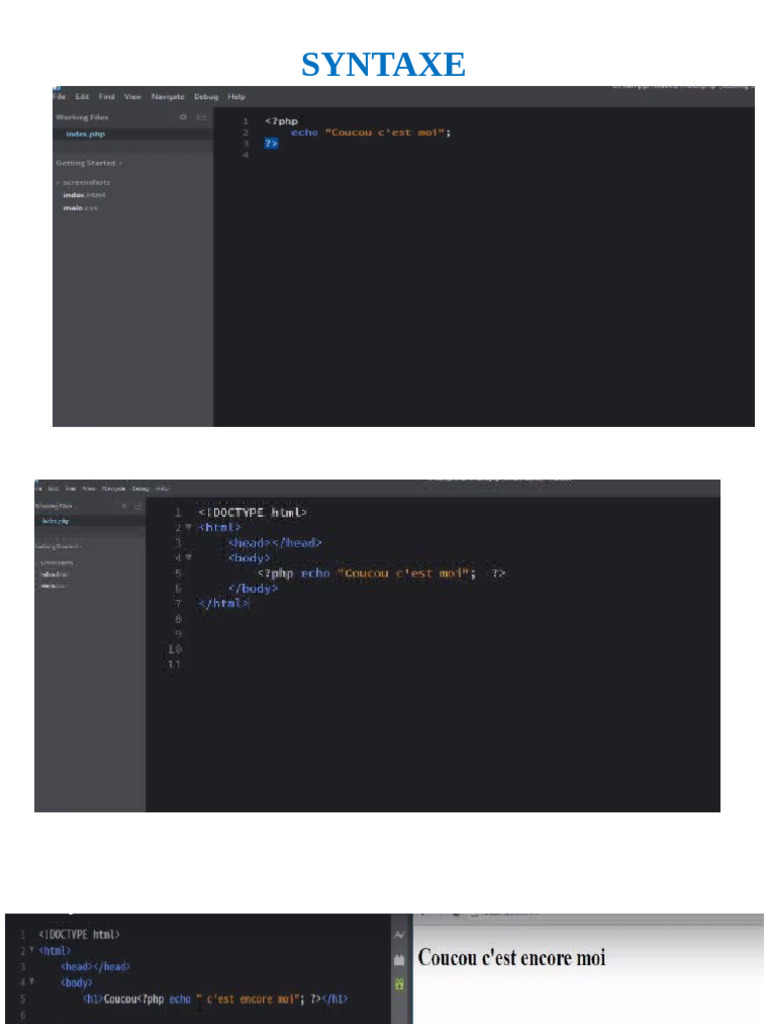 Introduction à PHP et MySQL | PDF
