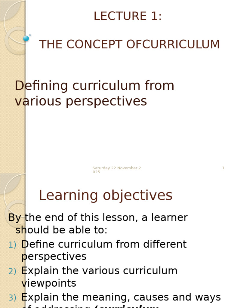 The Concept of Curriculum Pgdme 2020 | PDF | Curriculum | Concept