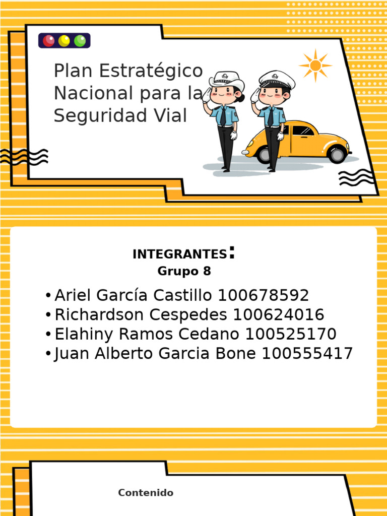 Estrategia Nacional de Seguridad Vial 2022-2030 | PDF | Accidente de ...