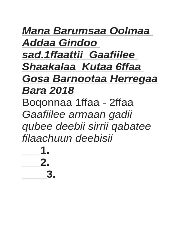 Work Sheet | PDF