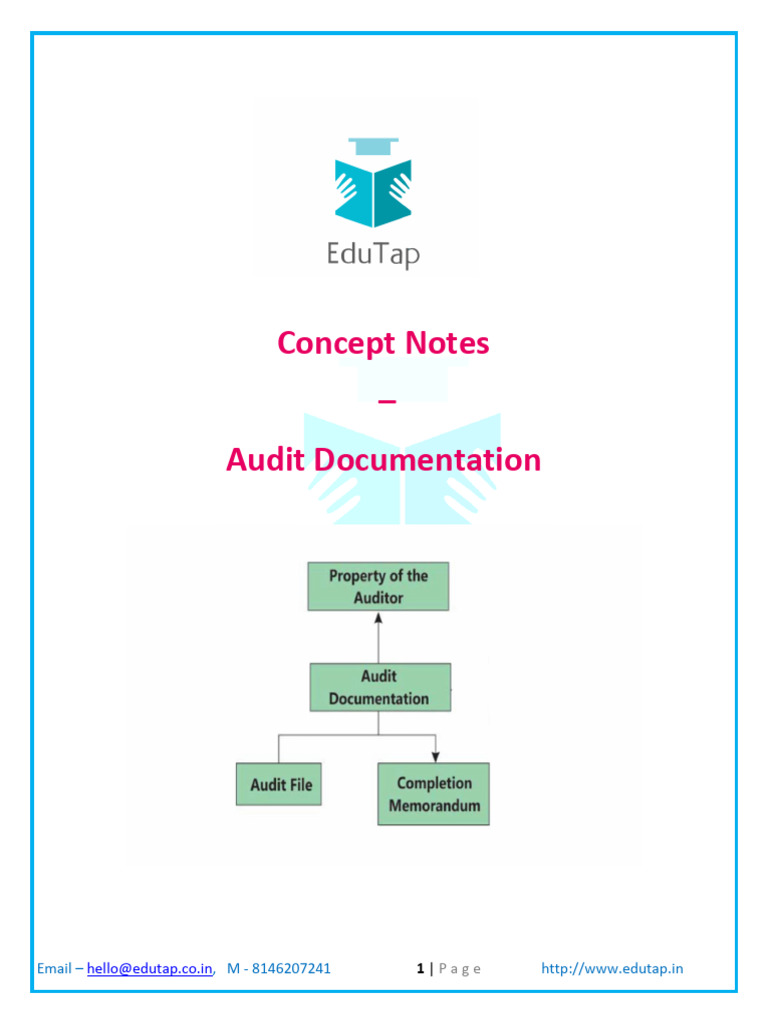 Audit Documentation Explained | PDF | Audit | Auditor's Report