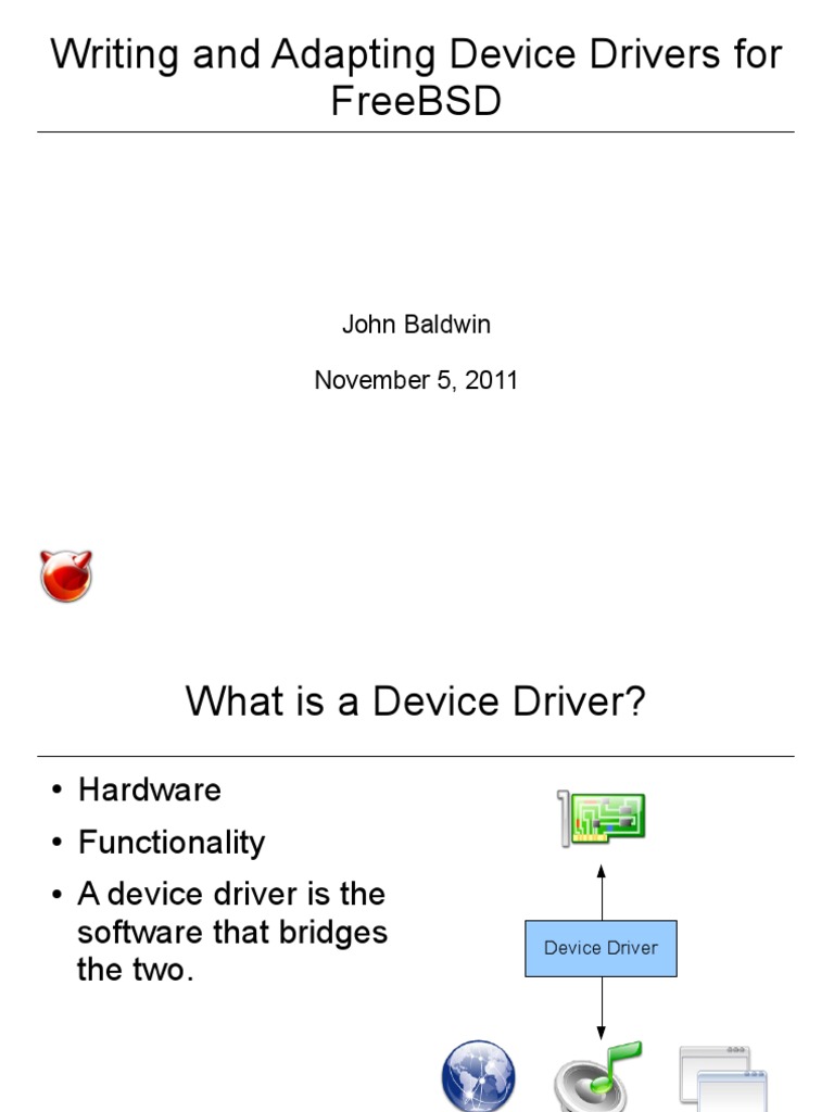 FreeBSD Device Driver Development Guide | PDF | Device Driver | Data Buffer