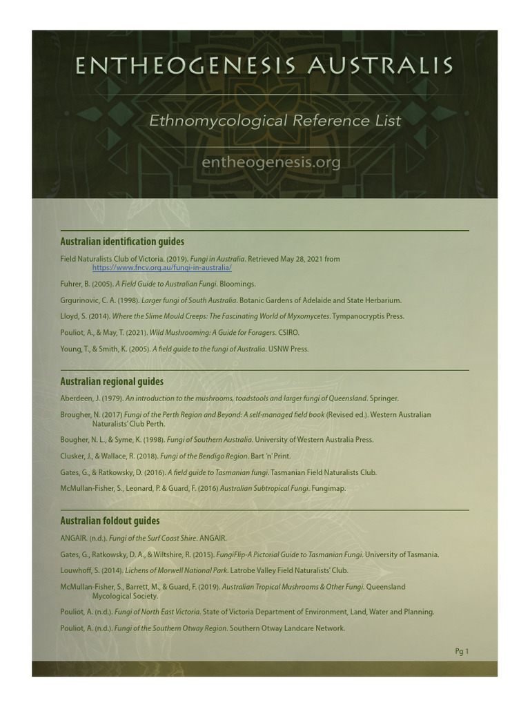Australian Fungi Identification Guides | PDF | Mushroom | Mycology