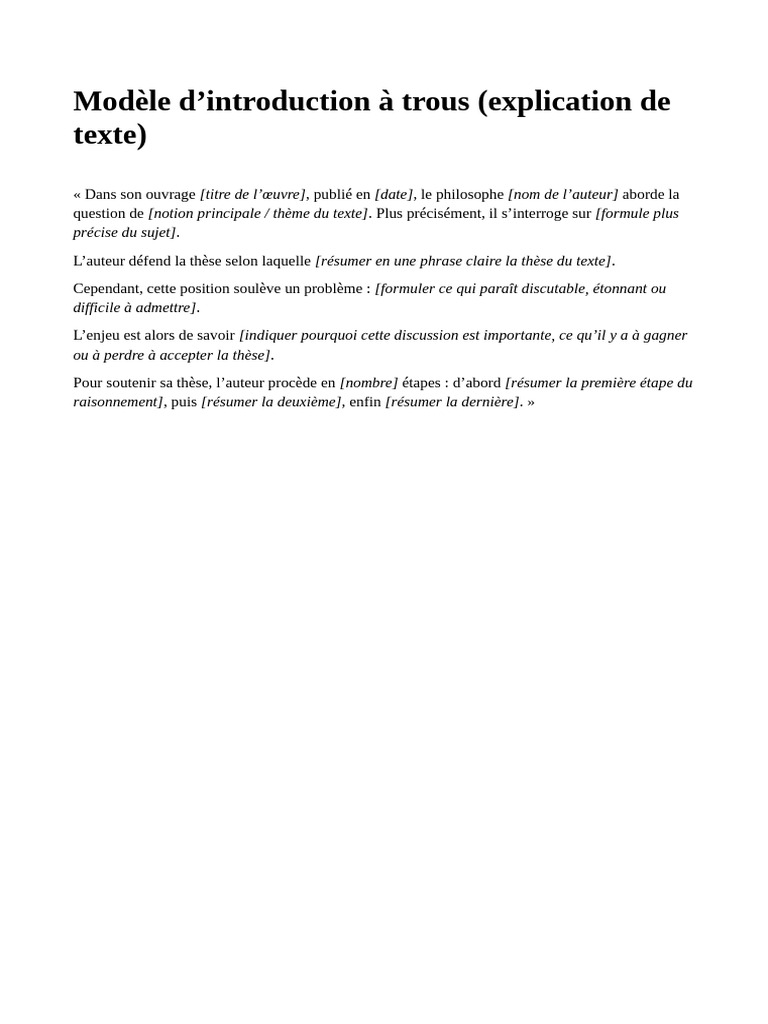 Introduction à l'explication de texte | PDF