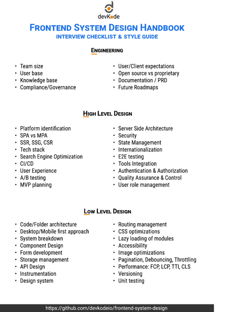 Frontend System Design Guide | PDF | Search Engine Optimization | Web ...