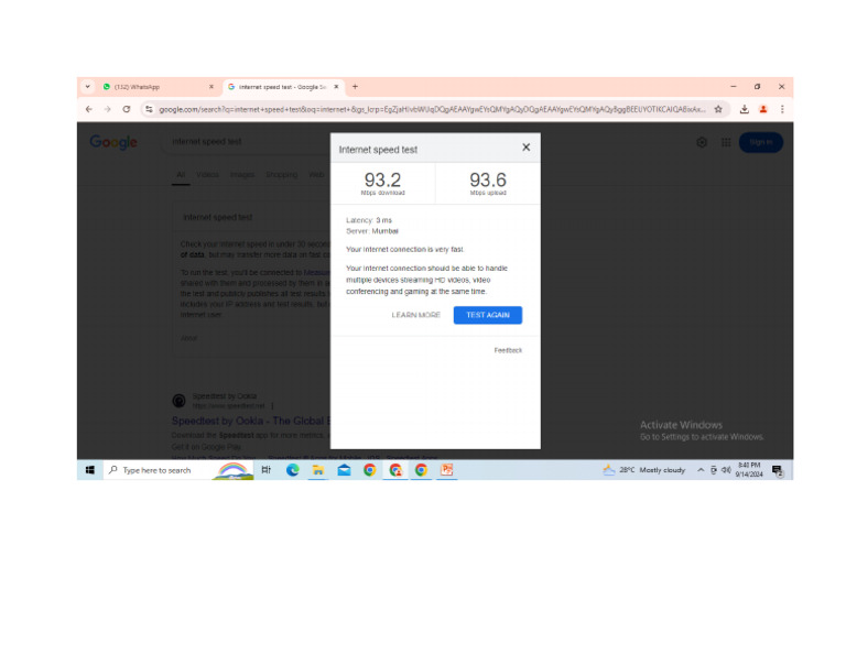 Speed Test | PDF