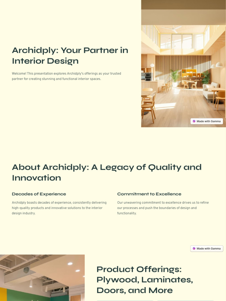 Archidply Your Partner in Interior Design | PDF | Sustainability | Reuse