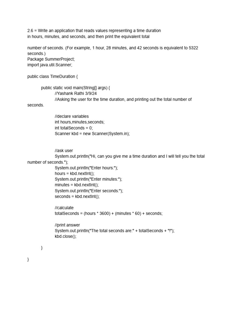 Programming+Projects+2.6 2.7 | PDF | Computer Programming | Software ...