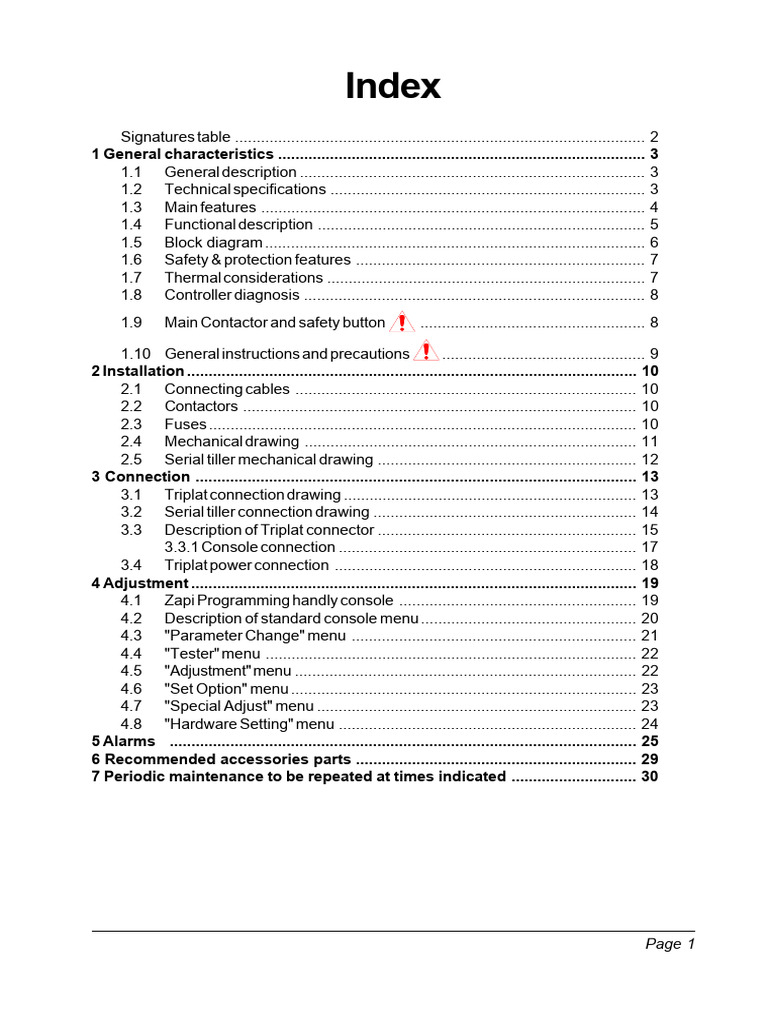 Triplat Controller Technical Guide | PDF | Electric Current ...