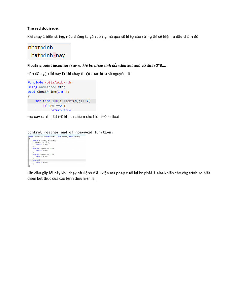 Encountered Code Problem | PDF