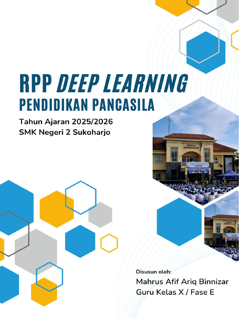 RPP Deep Learning SMK Negeri 2 Sukoharjo | PDF