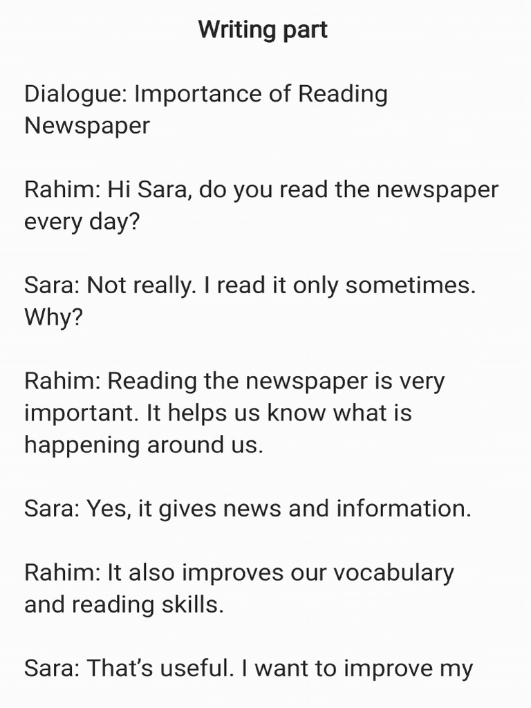 Writing Part | PDF