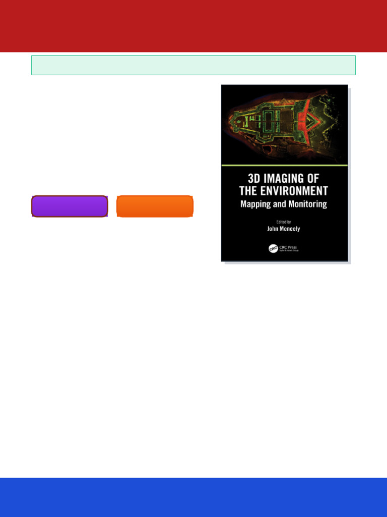 3D Imaging of the Environment: Mapping and Monitoring 1st Edition John ...
