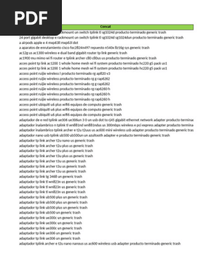 Equipos y Adaptadores de Red TP-Link | PDF | Apple Inc. | Punto de