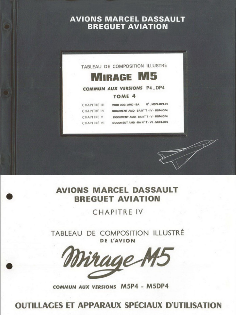 Tableau de Composition Illustre Mirage M5 - Tome 4 | PDF