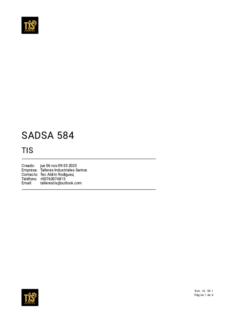 SADSA 584 - 1x1s | PDF | Ingenieria Eléctrica