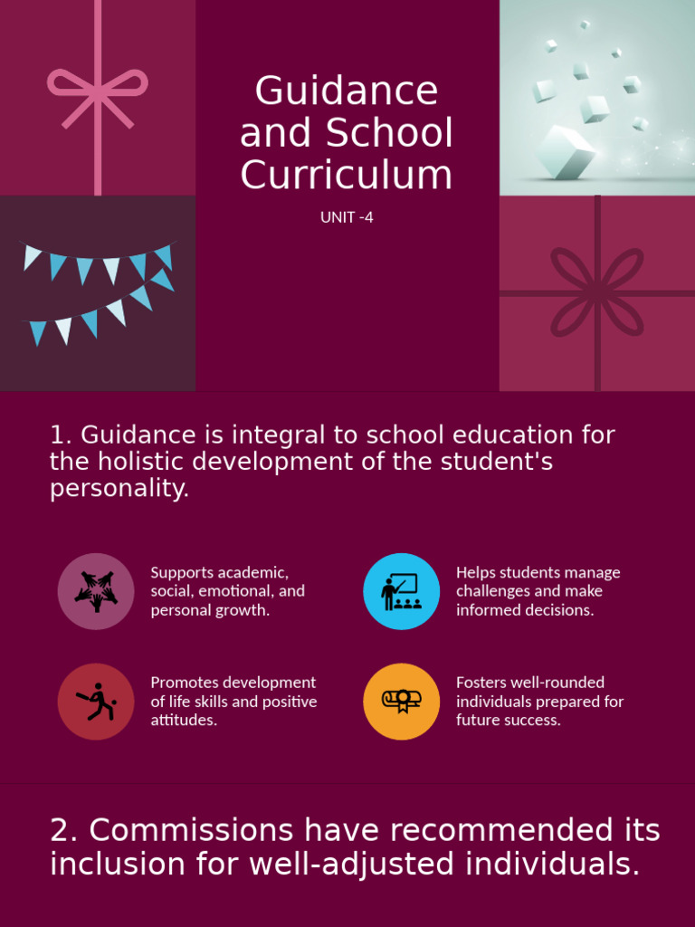 Guidance and School Curriculum | PDF | Curriculum | Teachers