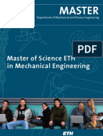 Master of Science eTH in Mechanical Engineering