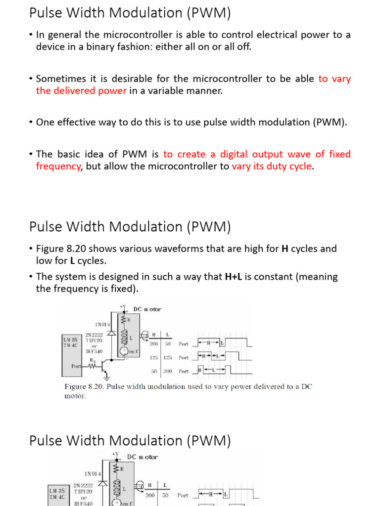 8 - Pulse Width Modulation (PWM) | PDF | Electricity ...