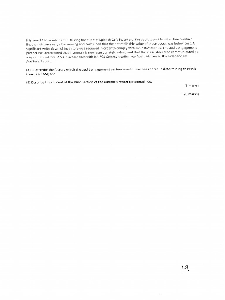 ACCA Question AA (Sep Dec 2022) | PDF