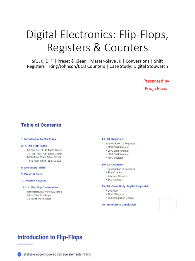 Digital Electronics Unit 3 | PDF