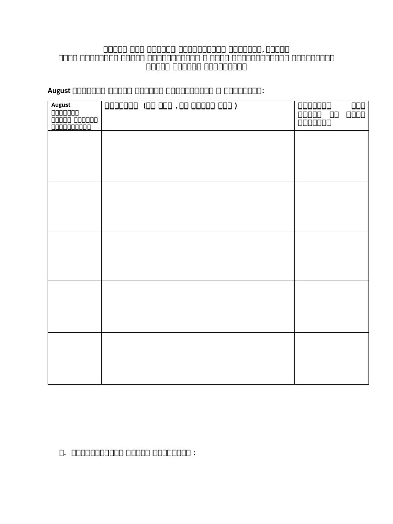 Feild Team Report Format | PDF