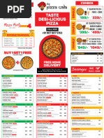 Pizza Inn Menu and Prices 2025 | PDF | Pizza | Beef