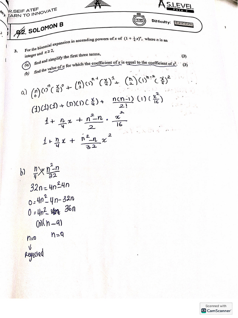 Binomial Expansion p2 | PDF