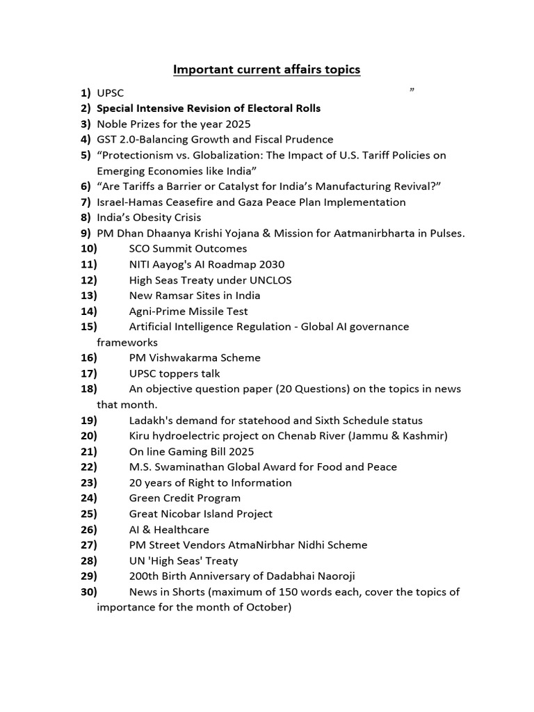 Imp Topics | PDF
