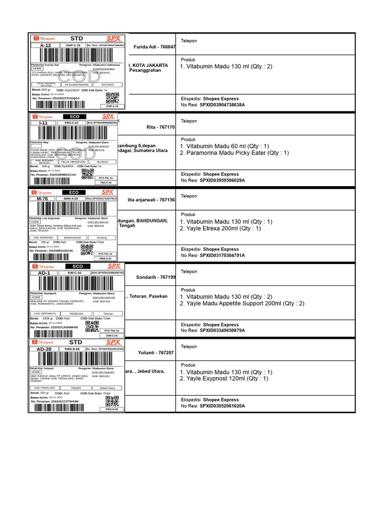Shopee RND 011123 p1 | PDF